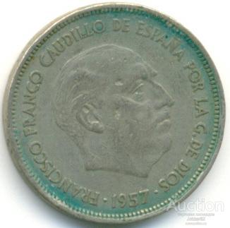 Испания 25 песет 1957 65.85.05