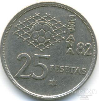 Испания 25 песет 1980 63.85.05