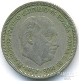 Испания 5 песет 1957 62.86.05
