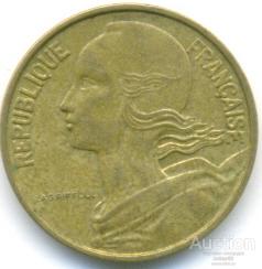 Франция 10 сантим 1967 38.89.05