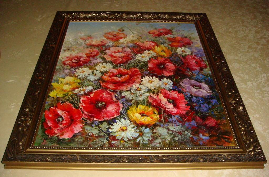 Картина ПОЛЕВЫЕ Цветы Е. ГОРИНА 2009 год