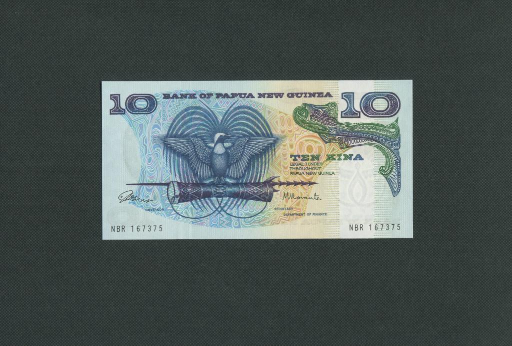 10 кина. 1985 год. Папуа - Новая Гвинея. # 1162.
