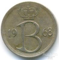 Бельгия 25 сантим 1968 87.91.05