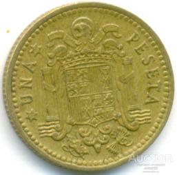 Испания 1 песета 1966 27.92.05