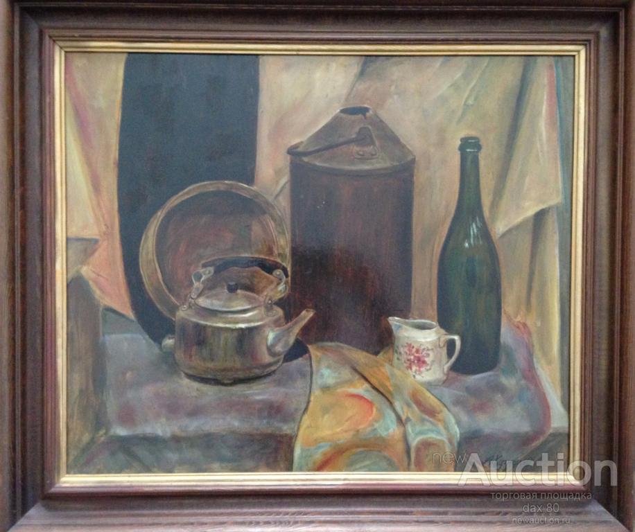 КУЗНЕЦОВ А. "НАТЮРМОРТ С ЧАЙНИКОМ" 1963 ГОД