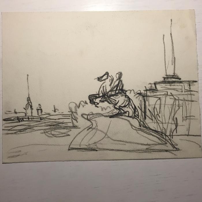 Сорокин И.В. (1922-2004)   Петербург. Набросок