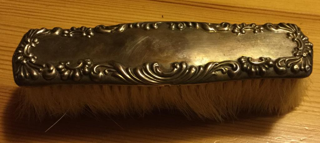 Щетка для одежды стерлинг серебро 925