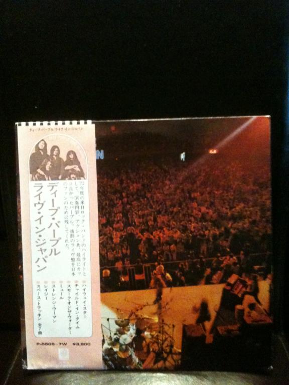 Пластинка Deep Purple Live in Japan 1972 Japan 2 LP OBI original
