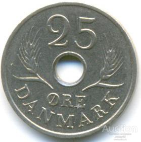Дания 25 эре 1967 92.95.05