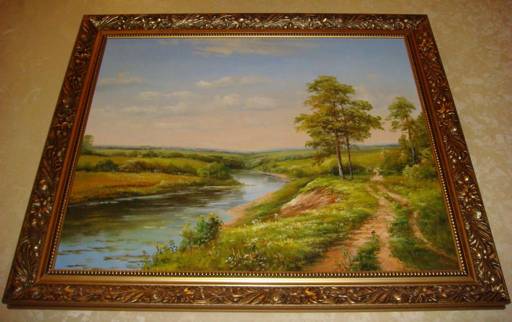 Картина БЕРЕГ Реки С.ВЕРЯСОВ 2009 год