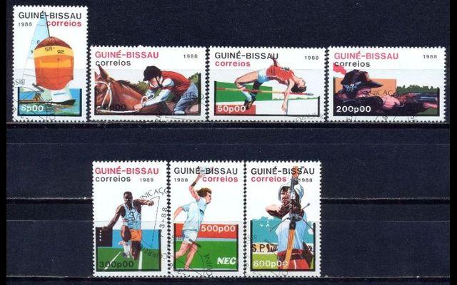 Гвинея-Бисау 1988 Mi 935-41 Олимпийские игры CTO 042/012