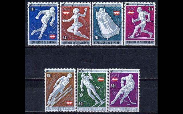 Бурунди 1976 Mi 1249-55 Олимпийские игры CTO 042/033