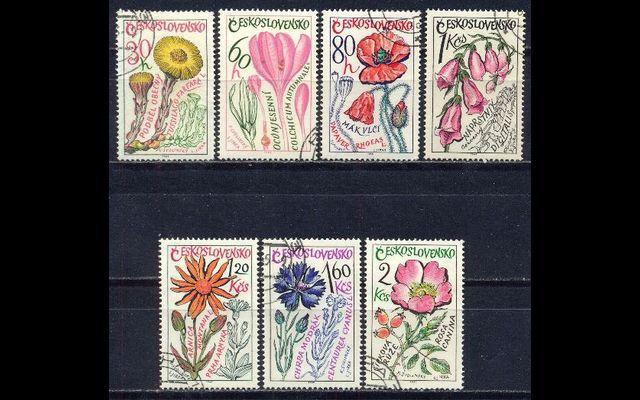ЧССР 1965 Mi 1583-89 Лекарственные растения CTO 042/072