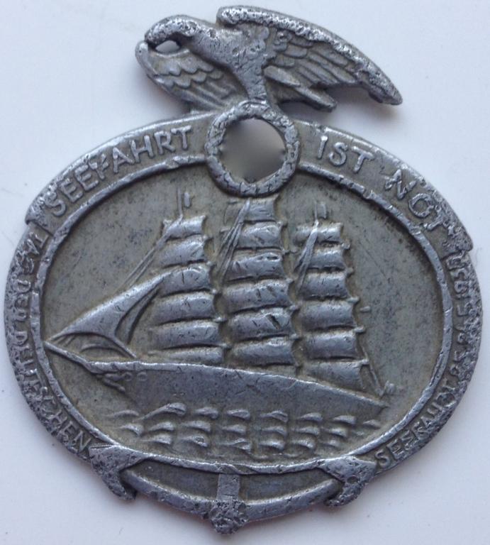 ЗНАК ВОЕННО-МОРСКОЙ ФЛОТ 3-й РЕЙХ ГЕРМАНИЯ