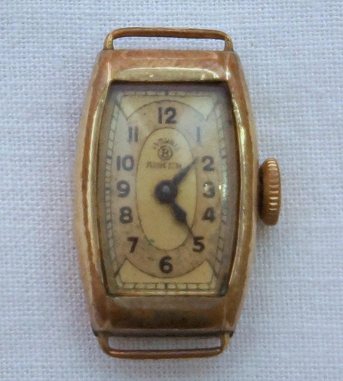 СТАРИННЫЕ часы женские ANKER  Германия  позолоченные  20 микрон   (К17/39
