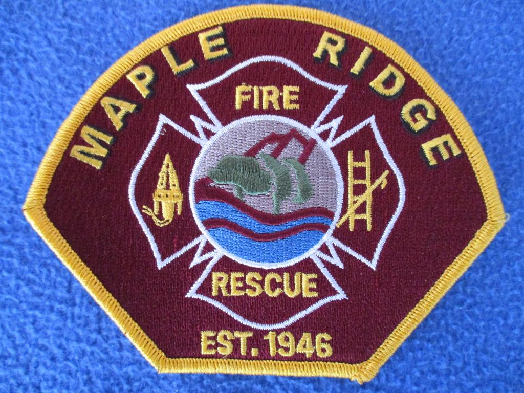Шеврон, Maple Ridge Fire Rescue, пожарные, Канада