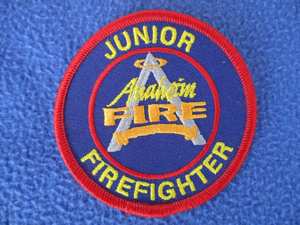 Шеврон, Anahcim Fire Junior Firefighter, пожарные, США
