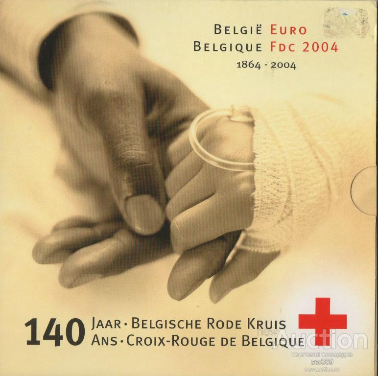 Бельгия набор евро 2004 BU (8 монет)