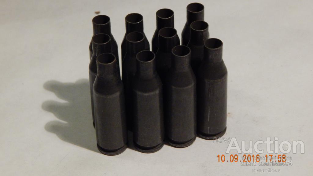Гильза 5.6 х39мм к карабину "Барс" сталь (12 шт)