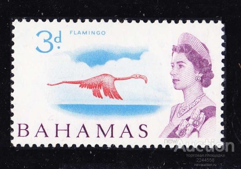 британская Америка QEII аutonomie BAHAMAS 1965 3d**