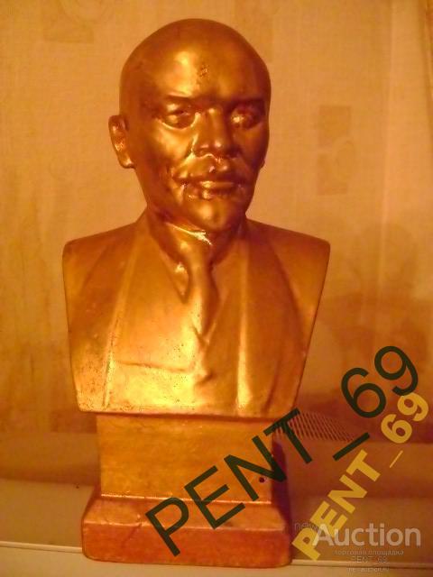 БЮСТ.ЛЕНИН.ГИЗ.20 ГОДЫ.ГИПС. 