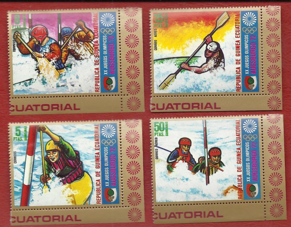 Экваториальная Гвинея**   серия    водные виды спорта