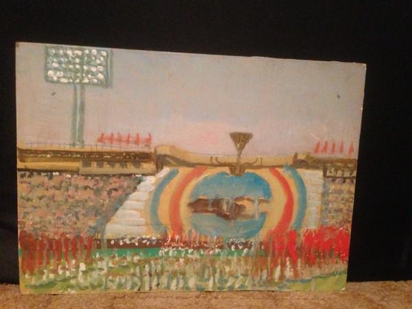 Титов Я.В. (1906-2000)  "На стадионе"