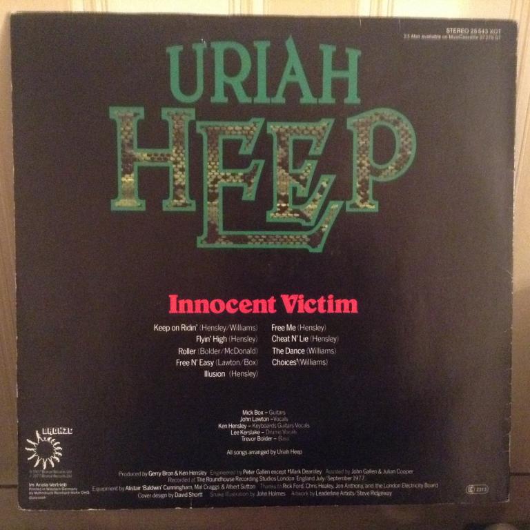 Innocent victim uriah heep. Uriah Heep innocent victim 1977. Uriah Heep innocent victim обложка пластинки. Uriah Heep — innocent victim (1977) конверт. Uriah Heep - innocent victim (1977). Обложка.