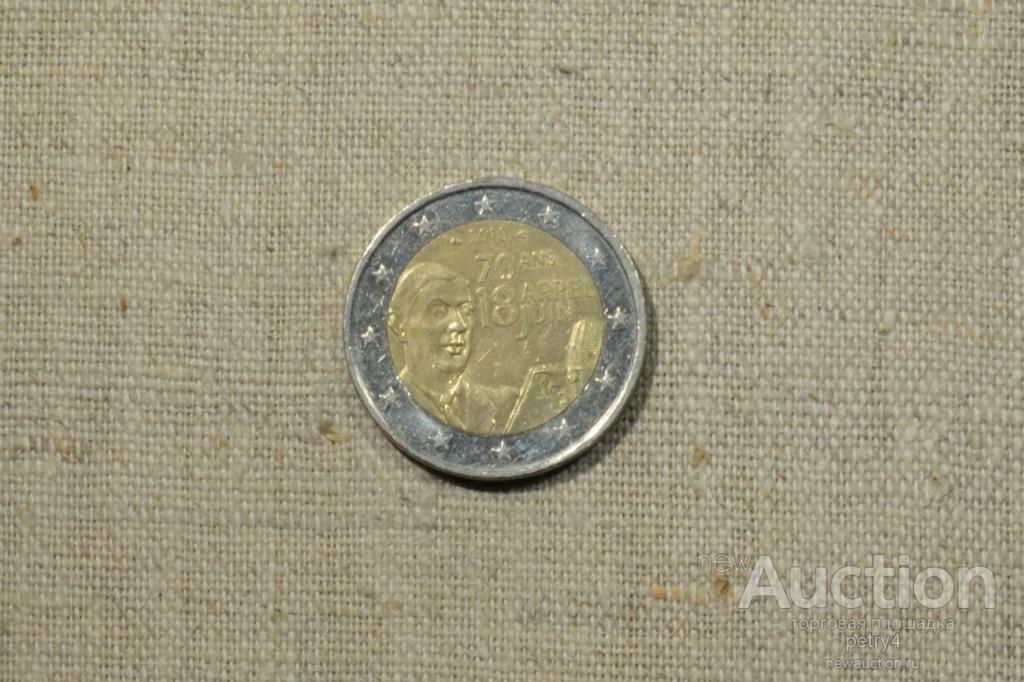 2 евро 2011 год Франция ,Шарль де Голль