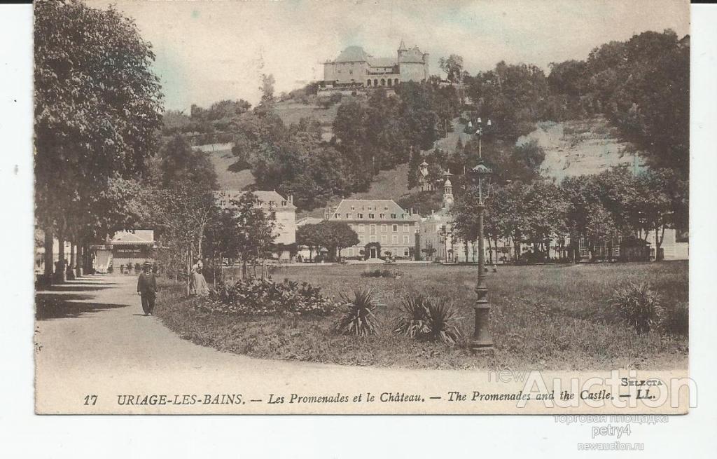 4956.Франция,Uriage-Les-Bains.променад у замка.