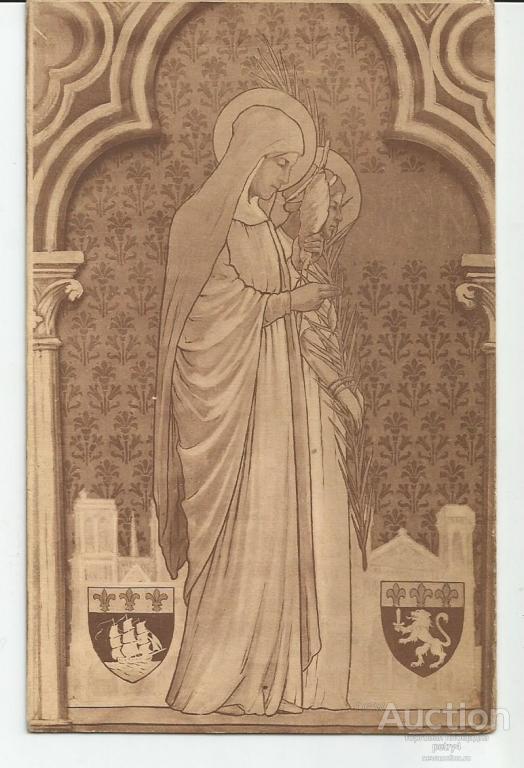 5832.Франция. Церковь Saint-Jaмes. Роспись
