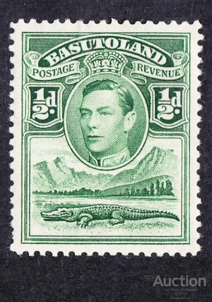британская Африка KGVI колония BАSUTOLAND 1/2d* I