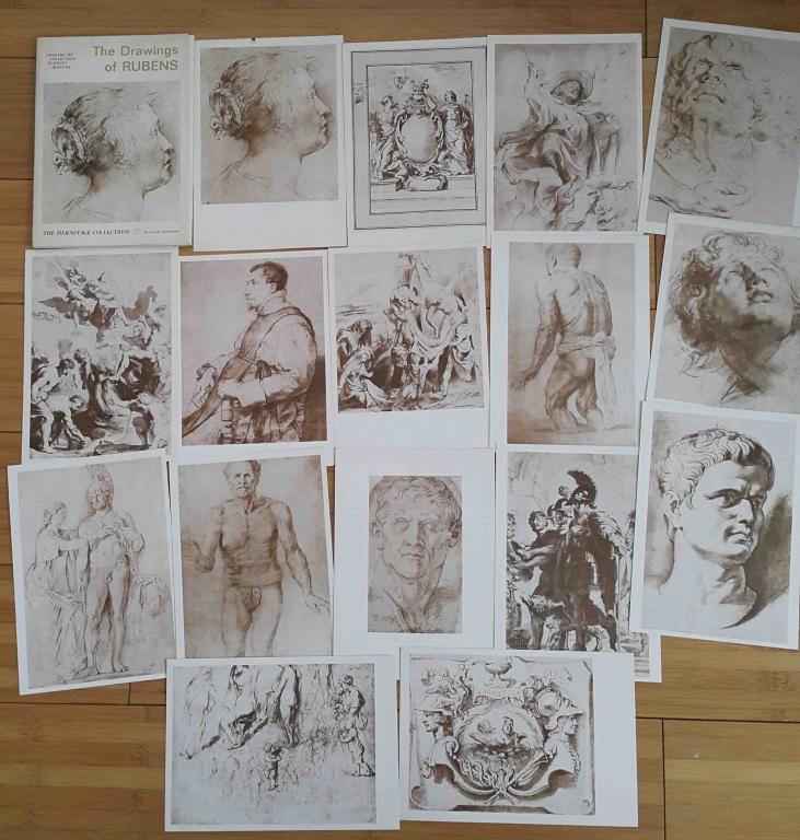 1 комплект большой размер Рубенс Эрмитаж 16 откр 1977 