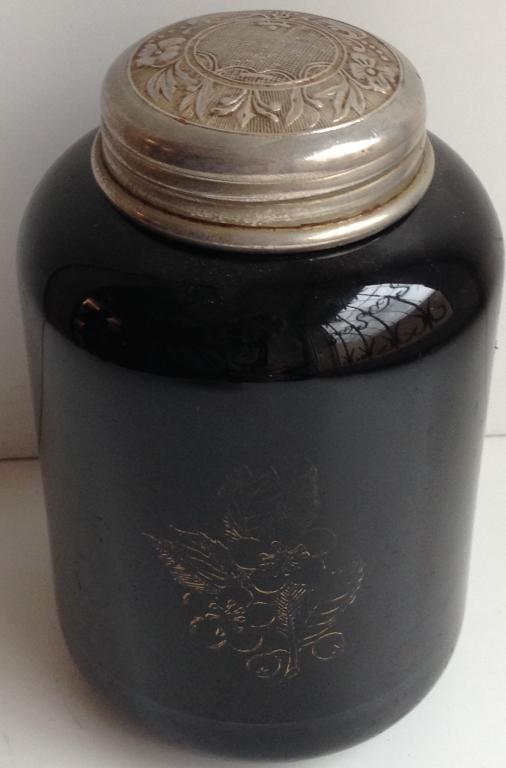 ЧАЙНИЦА СТЕКЛО РОСПИССЬ ЗОЛОТОМ ! ОРИГИНАЛ