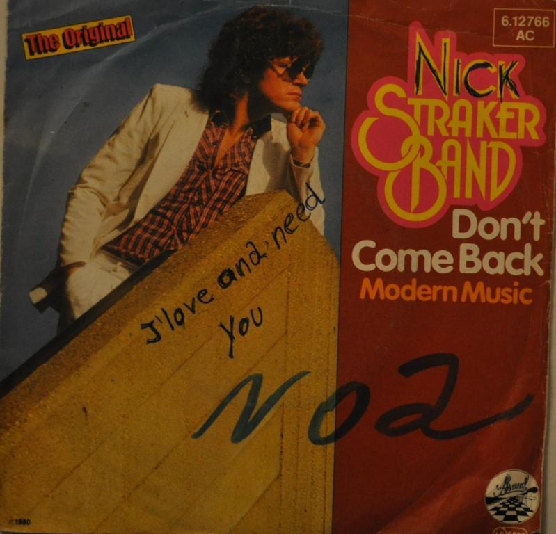 Nick Straker Band "Don't Come Back/Modern... 