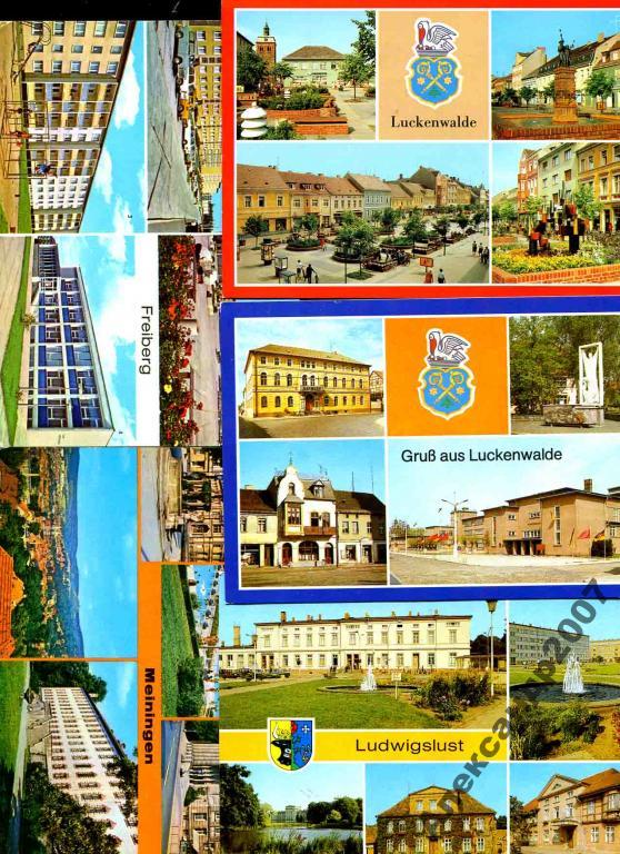 л208 ГДР Австрия герб чистые 9 шт 