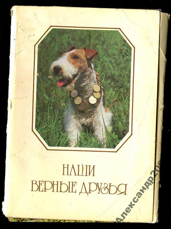 неполн комплект Собаки 19 откр из 20 откр 1987 