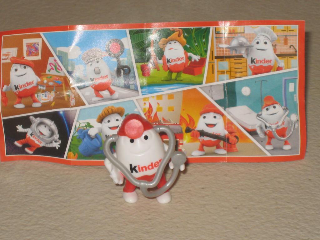 KINDER Киндерино 2016 профессии  новый +вкладыш врач доктор медицина