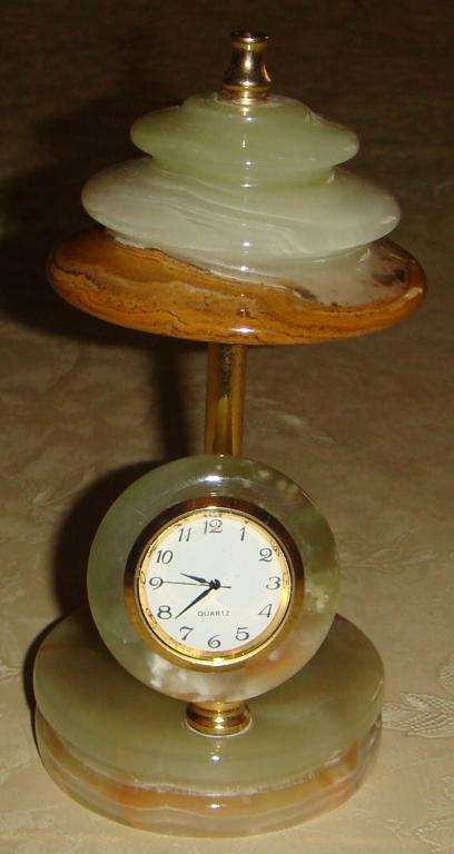 Настольные Часы из Оникса 1990 годы
