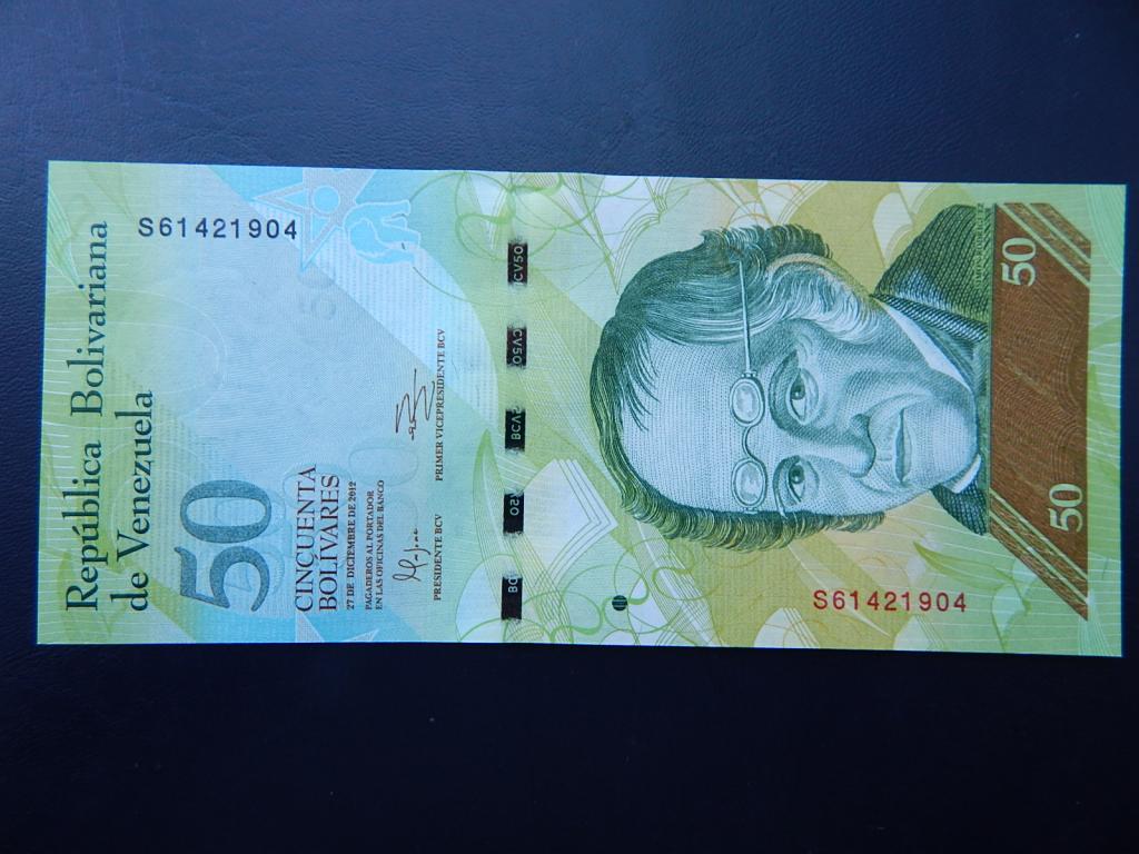 Бона 50 боливаров 2012 года Венесуэла S61421904 Пресс UNC