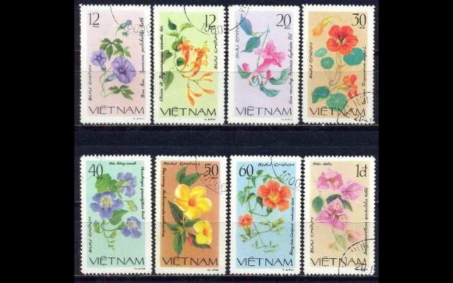 Вьетнам 1980 Mi 1137-44 Цветы CTO 042/112