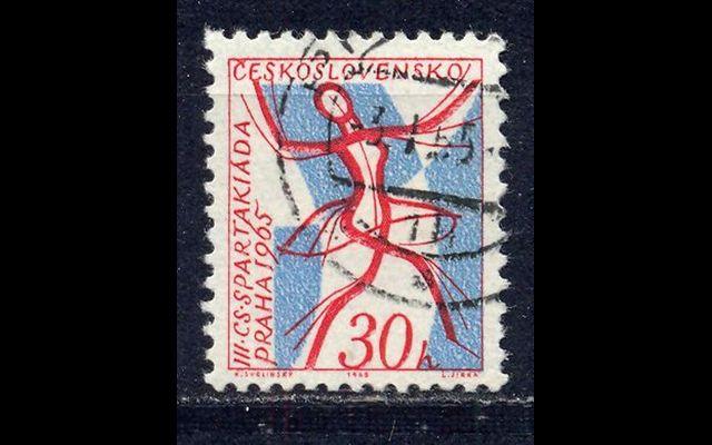 ЧССР 1965 Mi 1503 Спартакиада CTO 042/484