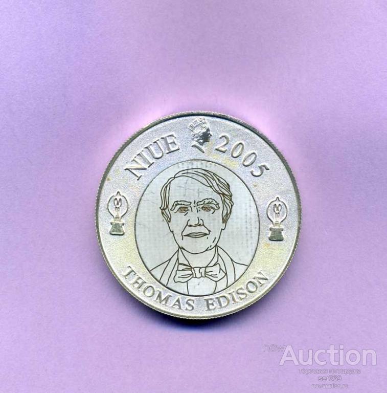Ниуэ - 1 доллар 2005 год UNC серебро