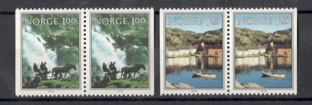 Норвегия, 1979, № 795,796, € 3,5 , MNH, полн.