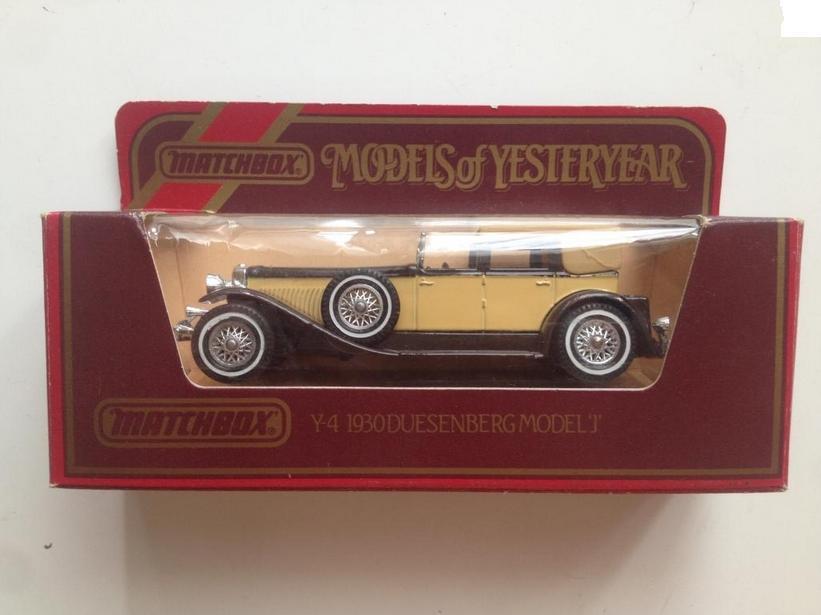 Matchbox Duesenberg 1930 Y-4 в коробке