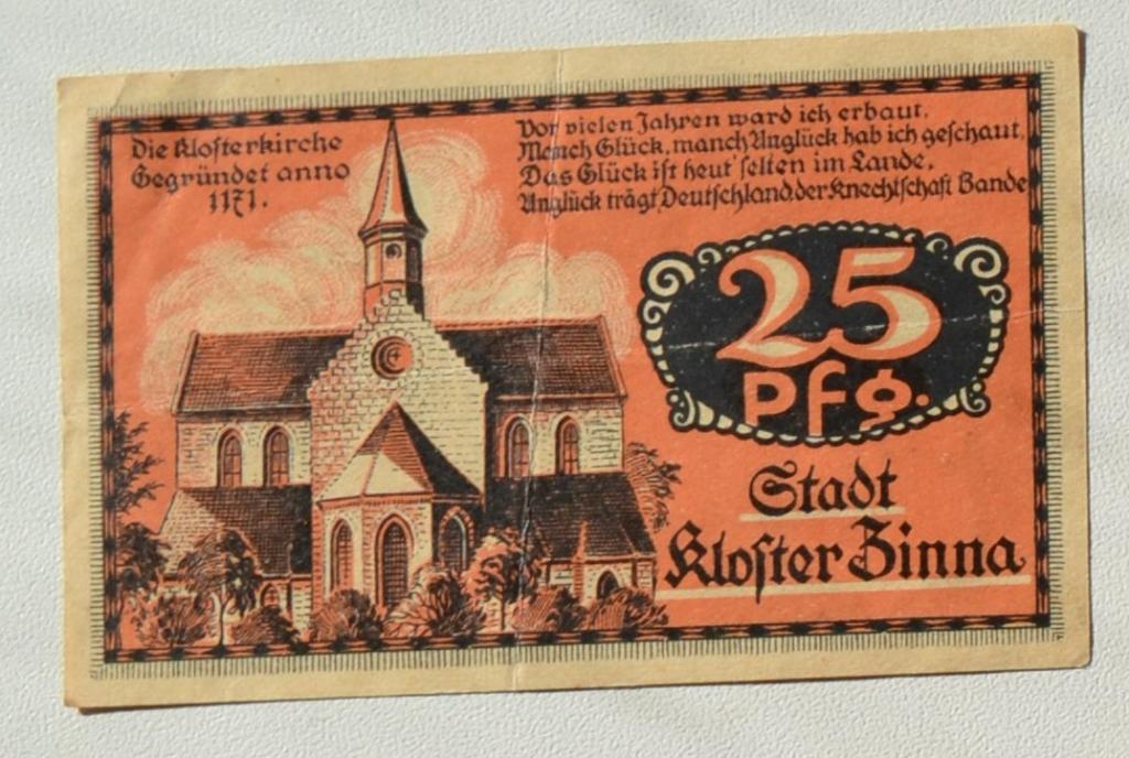 Нотгельд Германия  1921 г 25 пфенингов