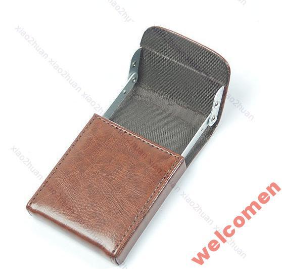 КОШЕЛЁК ДЛЯ КРЕДИТОК Brown Leather Business Name 