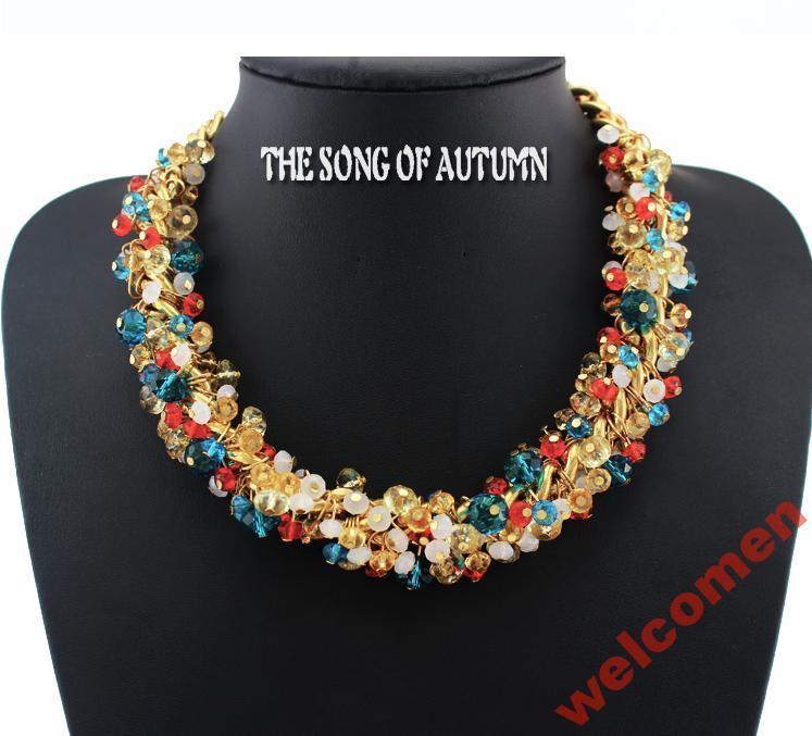 ОЖЕРЕЛЬЕ ЖЕНСКОЕ КОЛЬЕ  Luxury Crystal Necklace 
