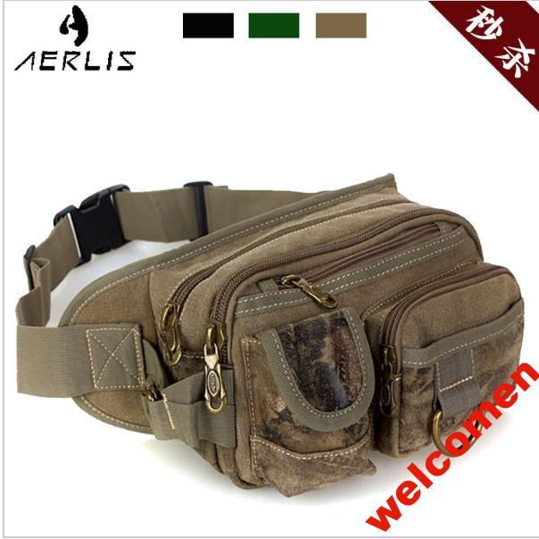 СУМКА РЮКЗАК Aerlis canvas waist pack male Women 