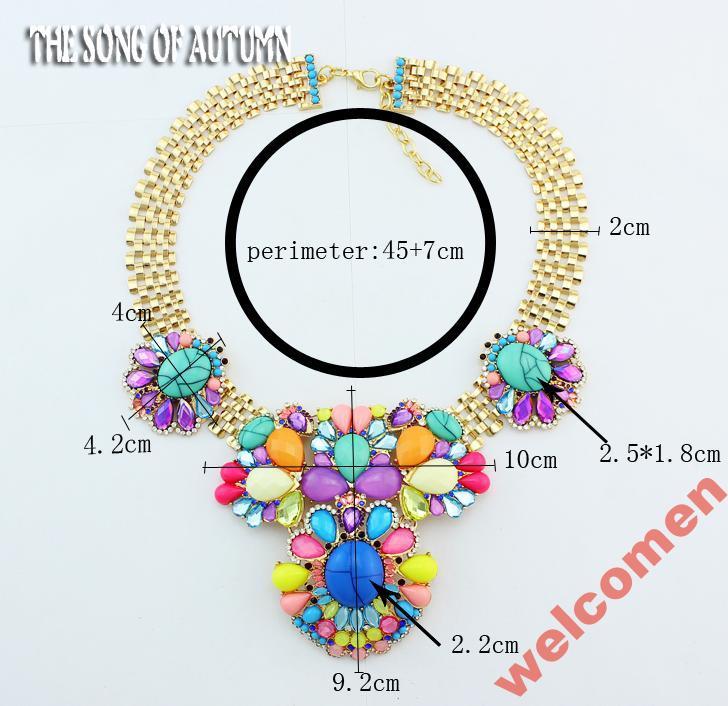ОЖЕРЕЛЬЕ КОЛЬЕ ЖЕНСКОЕ Women Jewelry Colorful 